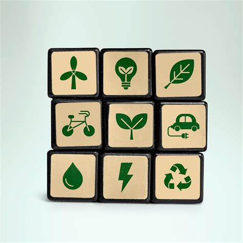 Puzzle cube mockup, green design | Premium PSD Mockup - rawpixel