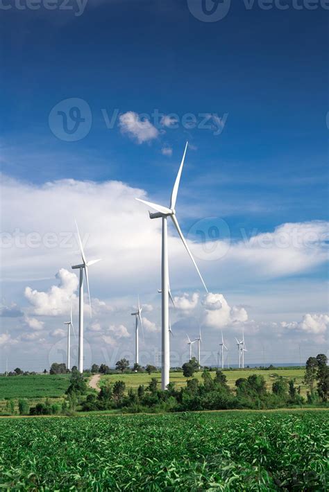 Wind Turbine Farm 1238215 Stock Photo at Vecteezy