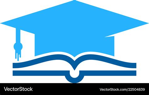 Study book logo icon design Royalty Free Vector Image