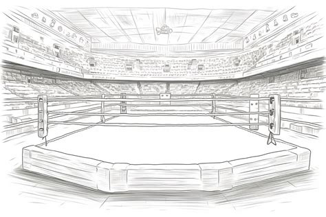 How to Draw a Boxing Ring - Yonderoo