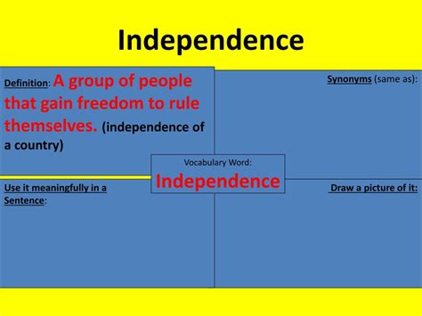 PPT - Independence PowerPoint Presentation, free download - ID:2079871