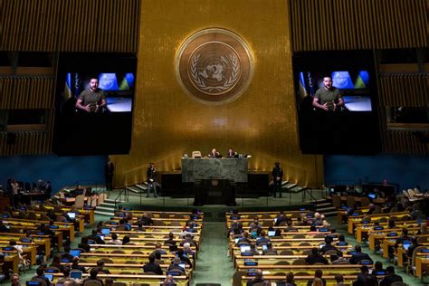 In U.N. General Assembly Address, Zelensky Says, ‘Russia Should Pay for ...