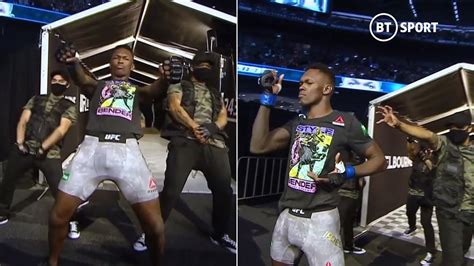 Israel Adesanya shows off incredible dance moves in legendary walkout at UFC 243! - YouTube