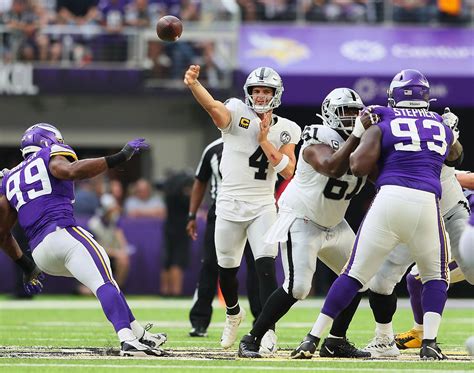 Raiders’ game grades vs. Vikings: Slow start, poor play, another road loss