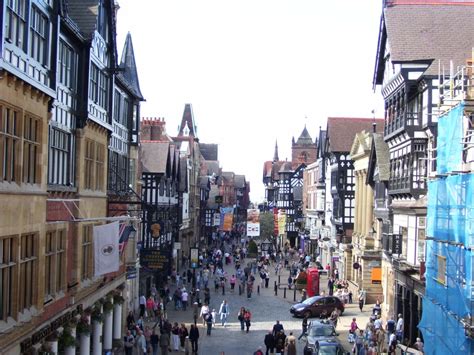 "Chester Town Centre, Chester" by Lauren Daniells at PicturesofEngland.com