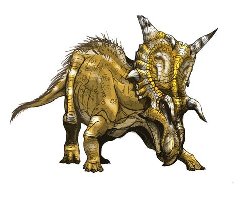 Xenoceratops by Fafnirx on DeviantArt Theistic Evolution, Alien Face, Monster Hunter, Monster ...