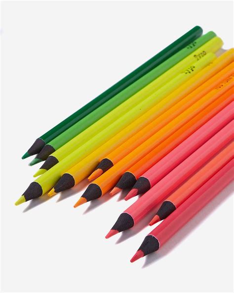 neon colored pencils - 12 pack by typo - pencil - ban.do | Pencil, Colored pencils, Writing supplies