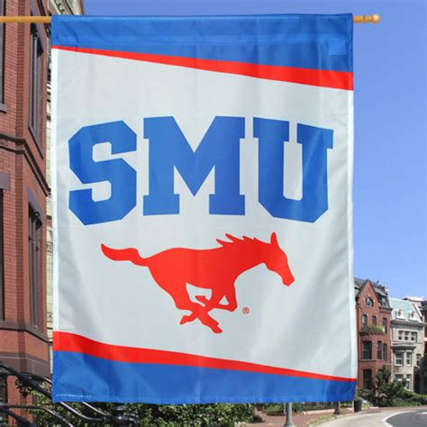 SMU Mustangs 27'' x 37'' Logo Vertical Flag