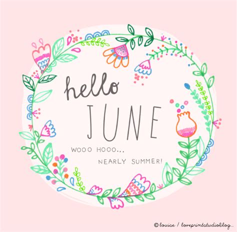 Hello June... | love print studio blog