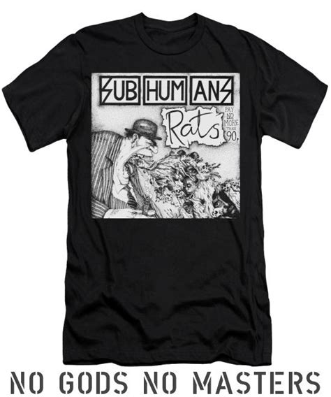 T-shirt - Subhumans - Band merch ★ No Gods No Masters 🔥 FREE SHIPPING ...