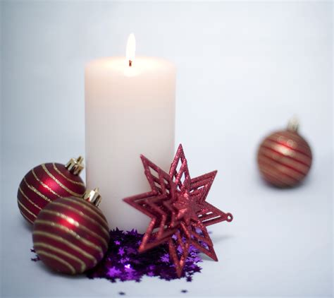 Free Stock Photo 3591-white festive candle | freeimageslive