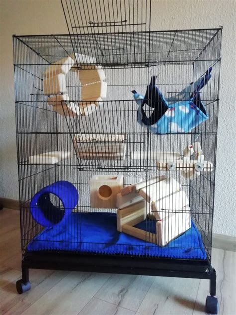 Cage with Accessories (Chinchilla setup) Large 76x46x89cm – Chinchilla Heaven