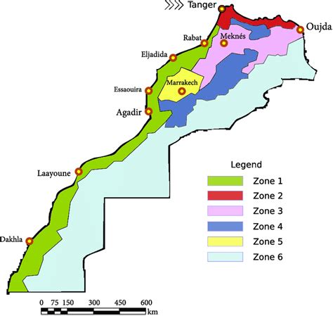 Climatic zones for current thermal building regulation in Morocco ...