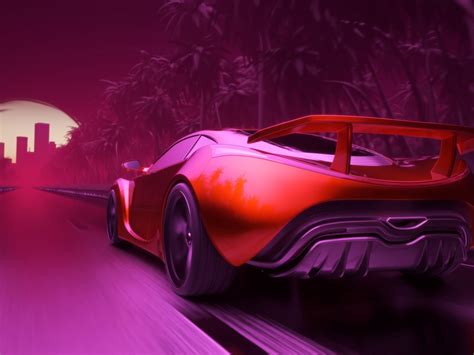 1400x1050 Synthwave Sport Car Artwork Wallpaper,1400x1050 Resolution HD ...