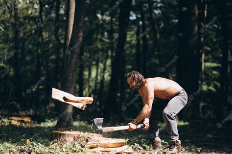 Free Photo | Lumberjack with an axe