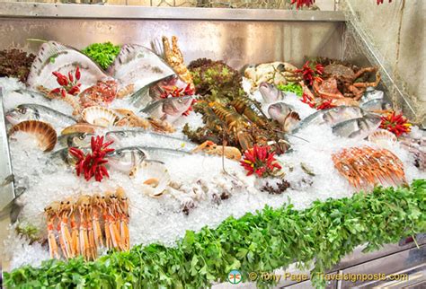 A beautiful seafood display