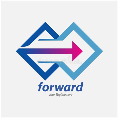 Move Forward Symbol or Icon. Stock Vector - Illustration of infinity, direction: 232161196