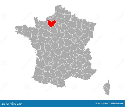 Map Of Eure In France Vector Illustration | CartoonDealer.com #241847360