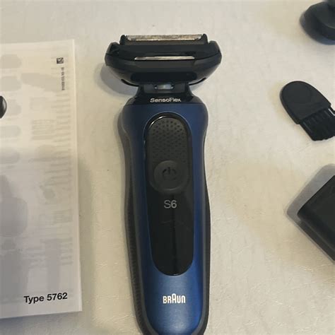 Braun Series 6- B1200S Wet & Dry Foil Shaver Blue Series 6 Electric ...