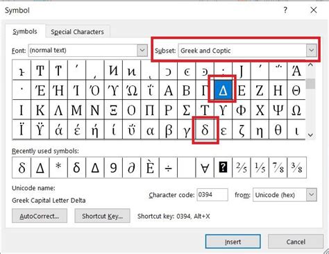 Four methods to type Delta in Word (Δ/δ): Alt X, Alt Code, Insert ...