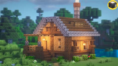 Minecraft: How to Build STARTER House | Survival Starter House Tutorial - YouTube