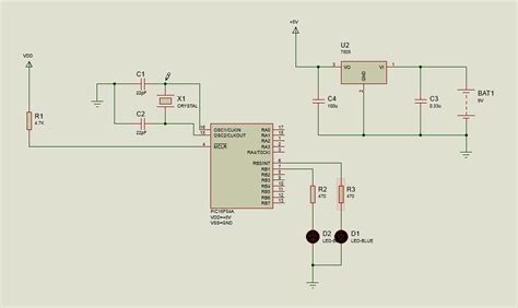 Draw Microcontroller Circuit Diagram