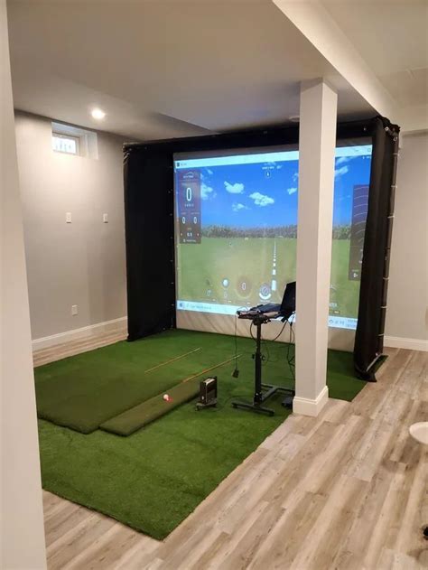 Diy indoor golf simulator design idea – Artofit