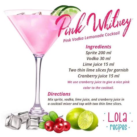 Pink Vodka Lemonade Cocktail ( Pink Whitney) | Lola Covington | Recipe ...