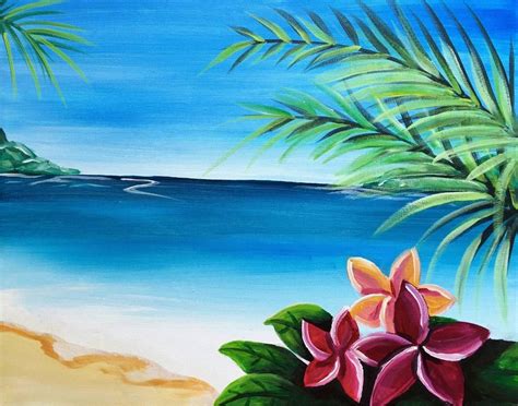 Pin by Christie Marie on Painting ~ Acrylic Painting on Canvas for Beginners | Beach scene ...