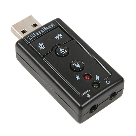 External USB Sound Card 7.1 Channel 3D Audio with 3.5mm Headset MIC for PC | eBay