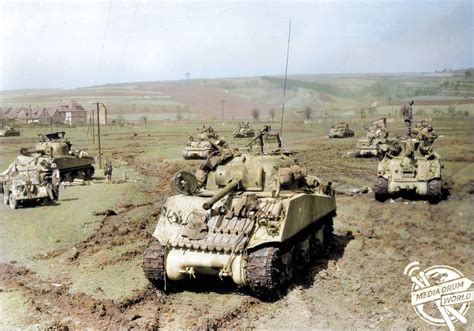 Photographs Showing The Tanks Of World War Two Restored In Colour ...