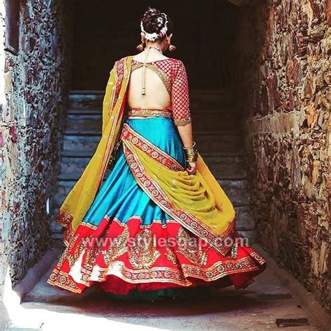 Latest Indian Wedding Bridal Ghagra trends (6) - StylesGap.com