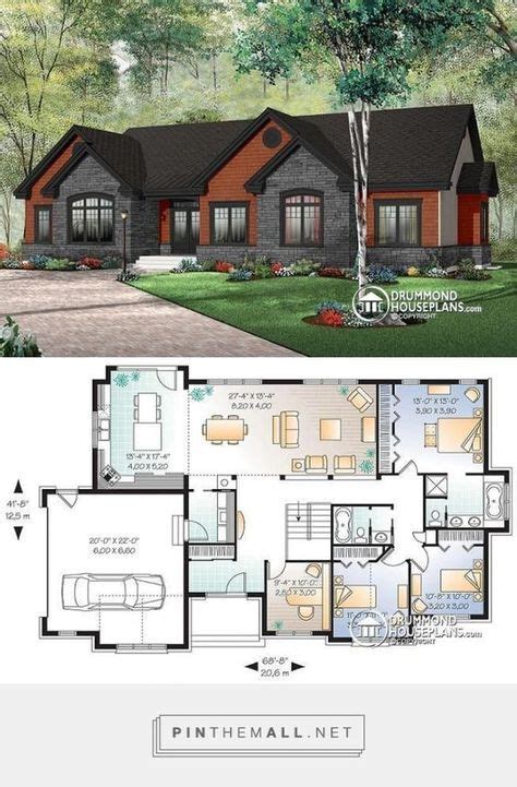 House plans one story no garage layout 67 Ideas | Sims house plans, Bungalow house plans, New ...