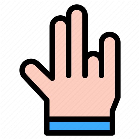 Shocker, hand, hands, and, gestures, sign icon - Download on Iconfinder