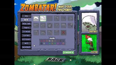 Plants vs Zombies Demo Part 0 - Create your OWN zombatar! - YouTube