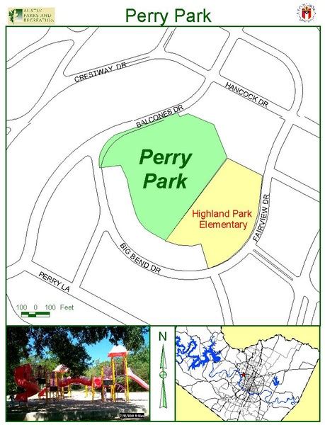 Perry Park Map - 4900 Fairview Dr Austin • mappery