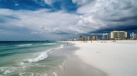 Cloudy Weather Pensacola Beach Under Backgrounds | JPG Free Download ...