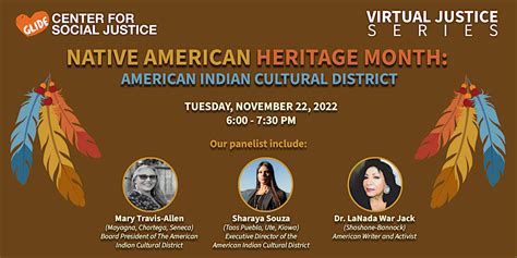 Native American Heritage Month Free Event: Tuesday November 22, 6:00-7: ...