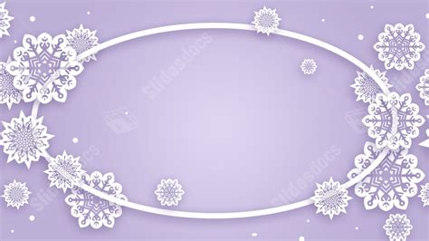 Flower Purple Beautiful Ellipse Nature Snowflake Powerpoint Background For Free Download ...