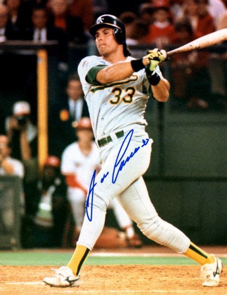 Jose Canseco autograph 8x10, Oakland A's | THE PHILADELPHIA CONNECTION