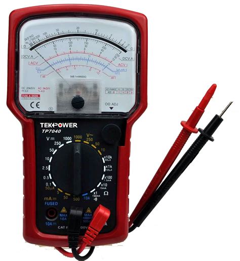 Analog Multimeter, 20-range AC/ DC general purpose, fused, M7040 ...