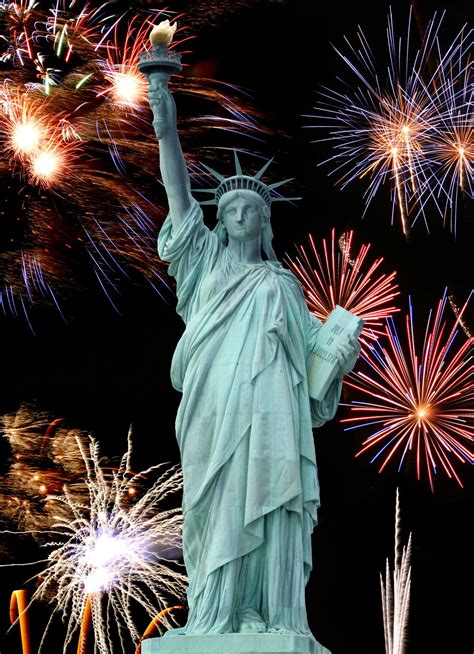 July 4th Events in the San Bernardino Mountains ~ July | 4th of july fireworks, Statue of ...