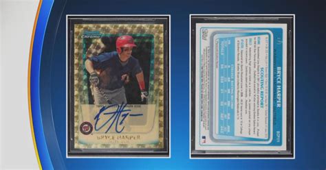 Coveted Bryce Harper rookie card up for auction - CBS Philadelphia