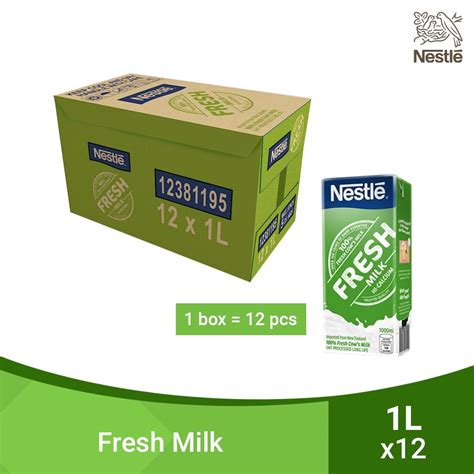 NESTLÉ Fresh Milk 1L - Pack of 12 | Lazada PH