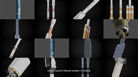 United Launch Alliance rockets 3D Model Collection | CGTrader