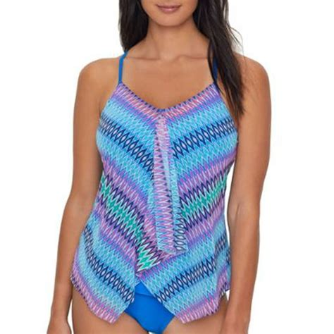 Beach House - Beach House Womens New Wave Kerry Underwire Tankini Top Style-H31715 - Walmart.com ...