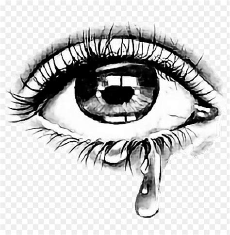 Dripping Drawing Eye Png Royalty Free Download - Eye With Tears PNG Transparent With Clear ...