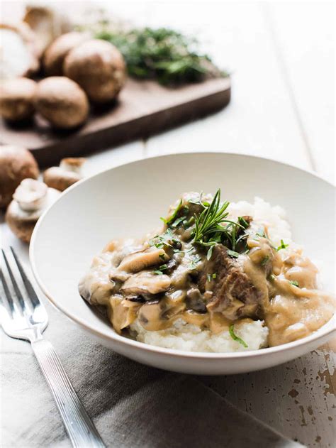 Swiss Veal and Wild Mushroom Stew - Kitchen Confidante®