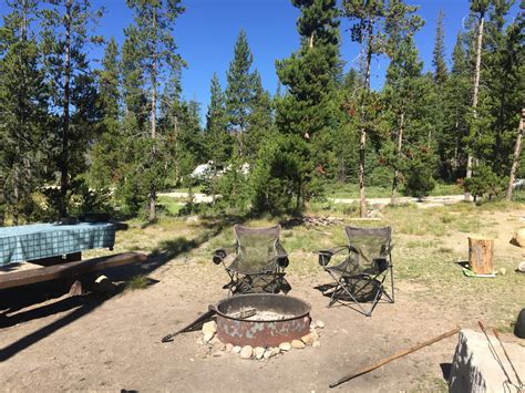 Camping at Lakeview Campground on Stanley Lake, Stanley Idaho - we ...