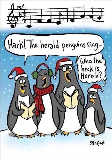 Penguins sing Christmas Jokes, Holiday Humor, Christmas Penguin, Christmas Pictures, Christmas ...